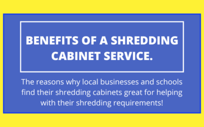 Benefits of our secure shredding cabinet service.